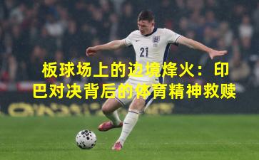 板球场上的边境烽火:印巴对决背后的体育精神救赎